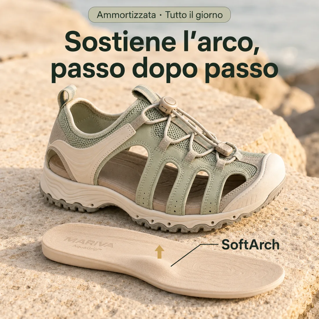 Comfort che non molla per ore — MARIVA AquaGrip 3in1